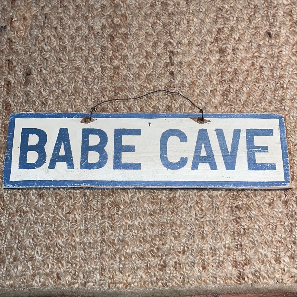 Babe Cave Wood Sign - Brandy Melville Original Sign